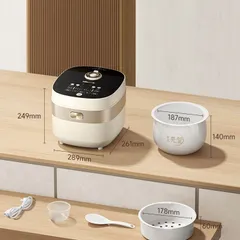 Nồi Cơm Điện Áp Suất Đa Năng Bear DFB-D40N1 4L - Nấu Cơm Ngon Hơn Với Công Nghệ Hiện Đại, Tiện Ích Hẹn Giờ Thông Minh