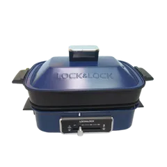 Nồi điện đa năng Lock&Lock EJG556 - Dung tích 2.5 lít, 3 chức năng hấp, nướng, nấu cho gia đình 2-4 người, chất liệu cao cấp, an toàn sử dụng