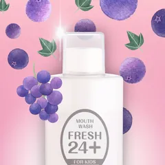 Nước Súc Miệng Mouth Wash Fresh 24+ Hương Bạc Hà 500ml - Khử Mùi Hôi Miệng, Giữ Hơi Thở Thoáng Mát Suốt 24 Giờ