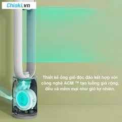 Quạt Không Cánh Tạo Ion Xiaomi Keheal A4 - Quạt Đứng Tiết Kiệm Năng Lượng, Lọc Không Khí, Thiết Kế Sang Trọng cho Gia Đình