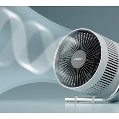 Quạt Tích Điện Để Bàn Oidire ODI-MF10A - Thiết Kế Hình Lá Quạt, 3 Chế Độ Gió, Âm Thanh Nhẹ Nhàng, Phù Hợp Cho Văn Phòng và Gia Đình