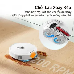 Robot Hút Bụi Lau Nhà Thông Minh Roborock Q Revo - Sạc Đa Năng 6in1, Lực Hút 5500Pa, Dọn Dẹp Thông Minh, Kết Nối Ứng Dụng