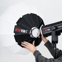 Softbox cầu ZSYB S65 - Phân tán ánh sáng tốt 65cm, Gấp gọn, Kim loại, Ngàm Bowen - Thiết bị chiếu sáng chuyên nghiệp