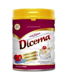 Sữa Bột Dinh Dưỡng Dicerna Sure Omega cho Người Tiểu Đường - Hỗ Trợ Ổn Định Đường Huyết và Tăng Cường Sức Khỏe Tim Mạch 900g