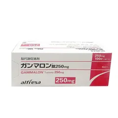 Viên uống bổ não Gammalon 250mg Nhật Bản - Hỗ trợ trí nhớ, cải thiện rối loạn thần kinh hiệu quả từ GABA, hộp 100 viên.