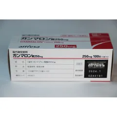 Viên uống bổ não Gammalon 250mg Nhật Bản - Hỗ trợ trí nhớ, cải thiện rối loạn thần kinh hiệu quả từ GABA, hộp 100 viên.
