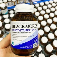 Vitamin Tổng Hợp Blackmores Dành Cho Người Trên 50 Tuổi - Hỗ Trợ Sức Khỏe Toàn Diện, 60 Viên Cung Cấp Vitamin & Khoáng Chất Thiết Yếu