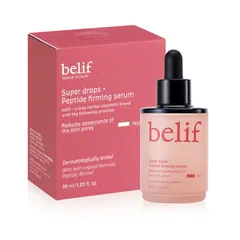 Serum Belif Super Drops Peptide Firming - Hỗ Trợ Trẻ Hóa Da, Cải Thiện Độ Đàn Hồi, Chứa Peptide Và Retinol, Lọ 30ml