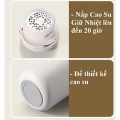 Bình Giữ Nhiệt Inox 1200ml OENON B03 - Giữ Nhiệt Thời Gian Lên Đến 24 Giờ, Chất Liệu Inox 316 Chống Gỉ, Thiết Kế Gọn Nhẹ, Độc Đáo