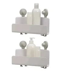 Bộ 2 Kệ Đựng Đồ Gắn Góc Tường Joseph Joseph 70550 EasyStore - Tiện Ích Hóa Nhà Cửa, Chất Liệu Nhựa Cao Cấp, Không Cần Khoan