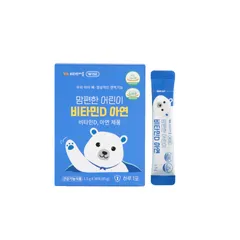Bột Canxi Enzyme Sữa Non Tảo Biển Hàn Quốc - Hỗ Trợ Tăng Chiều Cao và Phát Triển Trí Não Cho Trẻ Em, 30 Gói X 1.5g