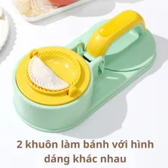 Dụng cụ ép vỏ bánh, khuôn làm bánh bao, há cảo 3in1 - Đồ bếp tiện lợi cho món ăn gia đình ngon miệng và hấp dẫn