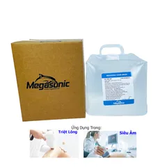 Gel siêu âm cao cấp Megasonic Clear Image 5 lít - Gel trong suốt không mùi, hiệu quả siêu âm và triệt lông tốt nhất