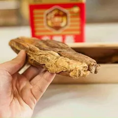 Hồng Sâm Khô Nguyên Củ 6 Năm Tuổi Hộp Thiếc Red Korean Ginseng - Thúc Đẩy Sức Khỏe, Cải Thiện Giấc Ngủ, Thơm Ngon Dễ Dùng