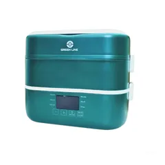 Hộp cơm hâm nóng cắm điện Green Line RW-18 - Dung tích 2L 2 tầng, 4 hũ sứ cao cấp, hâm nóng nhanh chỉ 5 phút, quà tặng tiện ích cho gia đình