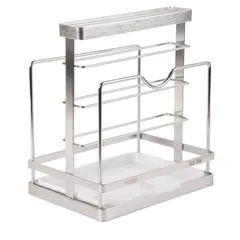 Kệ Đựng Nắp Vung Thớt Dao Inox 304 Hobby Home Decor TT11 - Thiết Kế Hiện Đại, Sang Trọng, Gọn Gàng Cho Nhà Bếp