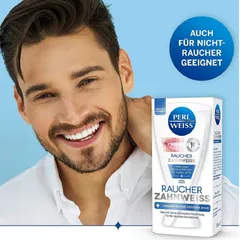 Kem đánh răng Perl Weiss Raucher Zahnweiss - Đặc biệt cho người hút thuốc, làm sạch và trắng răng, ngăn ngừa ố vàng, hương thơm dễ chịu