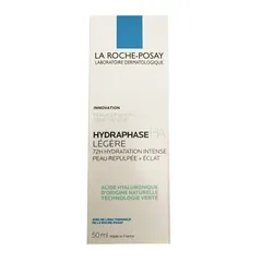 Kem Dưỡng Ẩm La Roche-Posay Hydraphase HA Legere 72h - Dưỡng Da Chống Khô, Thích Hợp Mọi Loại Da, Không Parabens, 50ml