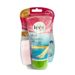 Kem Tẩy Lông Veet Pure Nhật Bản Cho Da Nhạy Cảm - Làm Sạch Lông Dịu Nhẹ, Chăm Sóc Da Mềm Mại, 150g