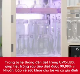 Máy Sấy Tiệt Trùng UVC LED Fatzbaby Multi-KING 4 FB9613ZH - Đun Nước và Hâm Nước Pha Sữa Đa Chức Năng, Tiết Kiệm Điện Năng