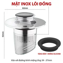 Nắp Chặn Lỗ Thoát Nước Bồn Rửa Mặt Mifan - Ngăn Mùi, Côn Trùng, Chống Tắc Đường Ống Với Chất Liệu Inox Cao Cấp