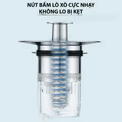 Nắp Chặn Lỗ Thoát Nước Bồn Rửa Mặt Mifan - Ngăn Mùi, Côn Trùng, Chống Tắc Đường Ống Với Chất Liệu Inox Cao Cấp