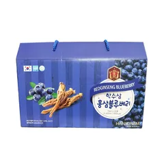 Nước Chiết Xuất Việt Quất Hồng Sâm Hansusam - Bồi Bổ Sức Khỏe, Tăng Cường Miễn Dịch, Hỗ Trợ Mắt & Da, Giải Khát Dinh Dưỡng 70ml