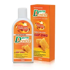 Nước Súc Miệng Nutridentiz 250ml - Chiết Xuất Từ Thiên Nhiên, Ngăn Ngừa Vấn Đề Răng Miệng, Giúp Hơi Thở Thơm Tho
