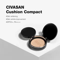 Phấn Nước Civasan Cushion Compact SPF50+ - Che Khuyết Điểm Hoàn Hảo, Dưỡng Ẩm Tự Nhiên, Phù Hợp Với Mọi Loại Da