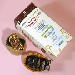 Snack Rong Biển Kẹp Hạt Dinh Dưỡng GUfoods - Thực Phẩm Thuần Chay Giàu Năng Lượng, Hỗ Trợ Ăn Sống Khỏe, 160g