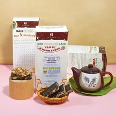Snack Rong Biển Kẹp Hạt Dinh Dưỡng GUfoods - Thực Phẩm Thuần Chay Giàu Năng Lượng, Hỗ Trợ Ăn Sống Khỏe, 160g