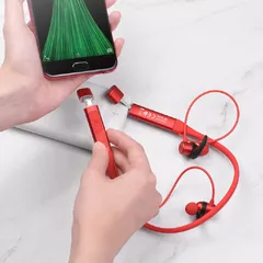 Tai nghe thể thao Bluetooth Hoco S18 - Âm thanh rõ nét, cáp sạc dữ liệu tích hợp, thời gian nghe lên đến 6 giờ, thiết kế ôm sát tai