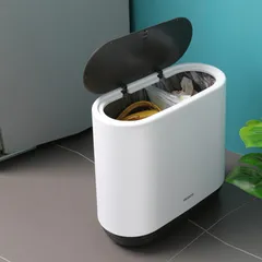 Thùng rác Ecoco E1906 10L - Thiết kế nhỏ gọn, chất liệu nhựa ABS cao cấp, phù hợp dùng cho nhà ở và văn phòng, dễ vệ sinh.