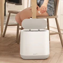 Thùng rác Ecoco E1906 10L - Thiết kế nhỏ gọn, chất liệu nhựa ABS cao cấp, phù hợp dùng cho nhà ở và văn phòng, dễ vệ sinh.