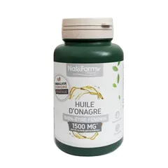 Tinh dầu hoa anh thảo hữu cơ Pháp Nat&Form Huile D’Onagre - 200 viên hỗ trợ cân bằng nội tiết, đẹp da và điều hòa kinh nguyệt