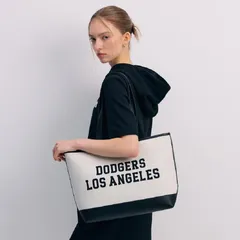 Túi Tote MLB Varsity Jacquard LA Dodgers Cream 3AORL104N-07CRM - Túi Xách Phong Cách Thể Thao Cao Cấp, Đẹp & Thoải Mái