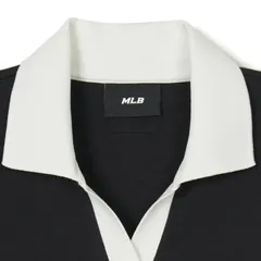 Váy Polo MLB New York Yankees Varsity Lettering Slim Fit - Thời Trang Năng Động, Đi Chơi, Du Lịch, Màu Đen 3FOPV0143-50BKS