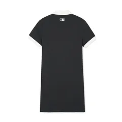 Váy Polo MLB New York Yankees Varsity Lettering Slim Fit - Thời Trang Năng Động, Đi Chơi, Du Lịch, Màu Đen 3FOPV0143-50BKS