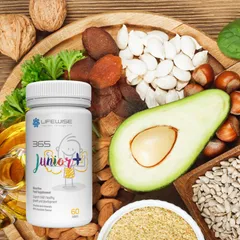 Viên uống LifeWise 365 Junior+ cung cấp vitamin cho trẻ - Hỗ trợ phát triển xương, trí nhớ và miễn dịch tốt hơn, 60 viên/ngày.
