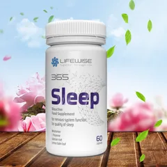 Viên uống LifeWise 365 Sleep - Hỗ trợ cải thiện giấc ngủ sâu và thư giãn, giảm căng thẳng, 60 viên cho giấc ngủ khỏe mạnh