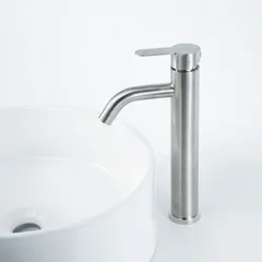 Vòi chậu lavabo nóng lạnh gắn bàn đá inox 304 sang trọng - Thiết kế hiện đại, phù hợp mọi không gian nội thất, chất liệu bền bỉ VRM7