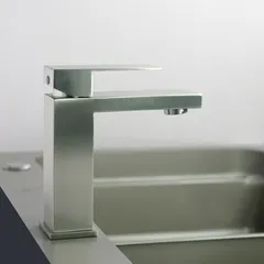 Vòi Chậu Lavabo Nóng Lạnh Inox 304 Sang Trọng VRM6 - Phụ Kiện Nội Thất Hiện Đại HOBBY HOME DECOR