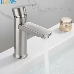 Vòi rửa mặt lavabo lạnh Inox 304 Hobby Home Decor LBL5 - Thiết kế hiện đại, chống rỉ sét, dễ dàng vệ sinh cho mọi không gian nội thất
