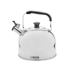 Ấm Đun Nước Inox Zebra 113528 5 Lít - Có Còi Báo Nước Sôi Chống Trào, Inox 304 Bền Bình An Toàn