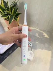 Bàn Chải Đánh Răng Điện Sonicare Maxcare S100 - Công Nghệ Sóng Âm Nhật Bản, 5 Chế Độ Làm Sạch, Sạc Không Dây, Đầu Chải Siêu Mềm