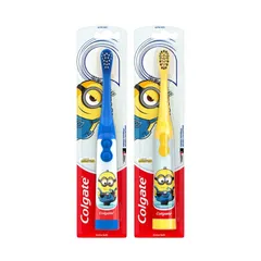 Bàn Chải Đánh Răng Điện Trẻ Em Colgate Minion - Thiết Kế Đáng Yêu, Công Nghệ Sóng Âm Dịu Nhẹ, Thích Hợp Cho Bé Từ 3 Tuổi Trở Lên