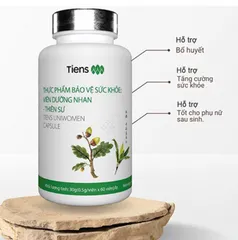 Bộ 3 Viên Uống Đẹp Da Tiens - Hỗ Trợ Bồi Bổ Khí Huyết và Tăng Cường Sức Khỏe, Dưỡng Nhân Cho Phụ Nữ Sau Sinh