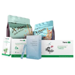 Bộ 6 sản phẩm hỗ trợ kiểm soát cân nặng Tiens - Thực phẩm chức năng bổ sung canxi, lợi khuẩn, giúp giữ dáng và bảo vệ sức khỏe