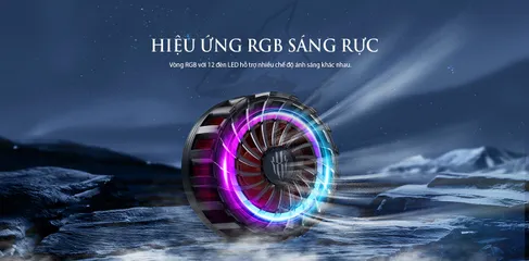Bộ Tản Nhiệt Điện Thoại Nubia RedMagic 4 Pro 27W - Làm Mát Thông Minh, Kiểm Soát Tiếng Ồn, Công Nghệ REDMAGIC 4.0
