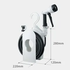 Bộ Vòi Tưới Cây 10m Takagi R110CG - Thiết Kế Nhỏ Gọn Tiện Dụng Cho Khu Vườn, 7 Chế Độ Phun Nước, Ống Dây Chất Lượng Cao